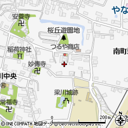 福島県伊達市梁川町桜岳42-4周辺の地図