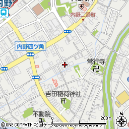 新潟県新潟市西区内野町周辺の地図