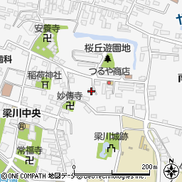 福島県伊達市梁川町桜岳42周辺の地図
