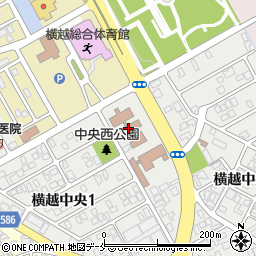 新潟市老人福祉センター横雲荘周辺の地図