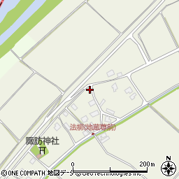 新潟県阿賀野市法柳1122周辺の地図