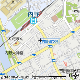 新潟県新潟市西区内野町527周辺の地図