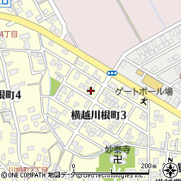 新潟県新潟市江南区横越川根町3丁目12-7周辺の地図