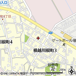 新潟県新潟市江南区横越川根町3丁目12-10周辺の地図