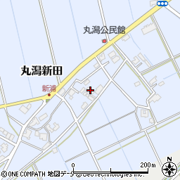 新潟県新潟市江南区丸潟新田140周辺の地図