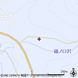 樋ノ口沢周辺の地図