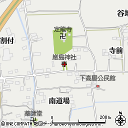 厳島神社周辺の地図