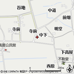 福島県伊達郡桑折町谷地中下35-3周辺の地図