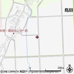 新潟県阿賀野市島田周辺の地図