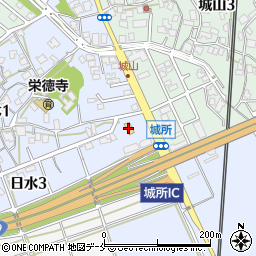 セブンイレブン新潟城所インター店周辺の地図
