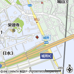セブンイレブン新潟城所インター店周辺の地図