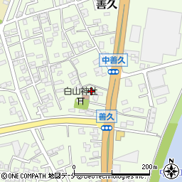 新潟県新潟市西区善久882周辺の地図
