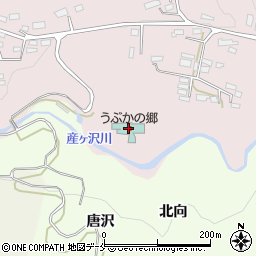 うぶかの郷周辺の地図