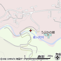 福島県伊達郡桑折町万正寺河端周辺の地図