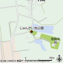 じゅんさい池公園周辺の地図