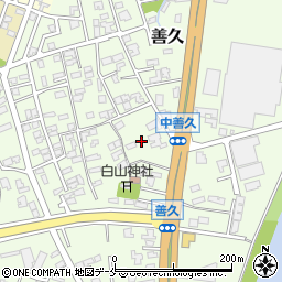 新潟県新潟市西区善久886周辺の地図