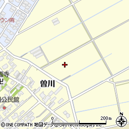 新潟県新潟市江南区曽川周辺の地図