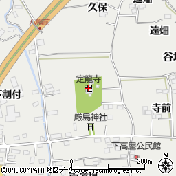 定龍寺周辺の地図