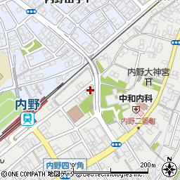 新潟県新潟市西区内野町375周辺の地図