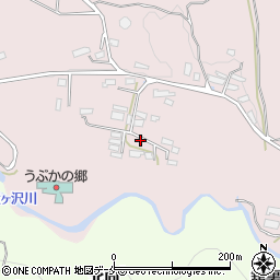 福島県伊達郡桑折町南半田窪周辺の地図