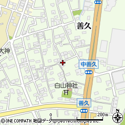 新潟県新潟市西区善久897周辺の地図