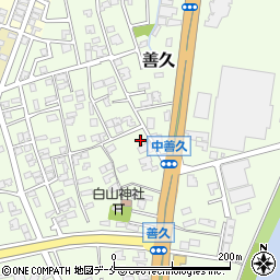 新潟県新潟市西区善久887周辺の地図