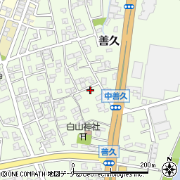 新潟県新潟市西区善久889周辺の地図