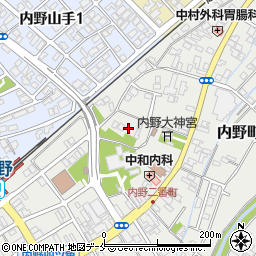新潟県新潟市西区内野町624周辺の地図