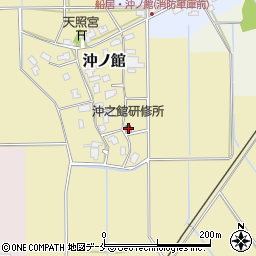 沖之館研修所周辺の地図