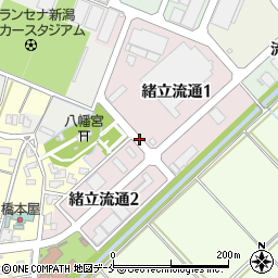 新潟県新潟市西区緒立流通周辺の地図