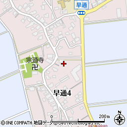 ココファンガーデン新潟亀田周辺の地図