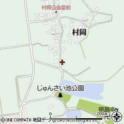 新潟県阿賀野市村岡1118周辺の地図