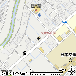 ワークマン新潟内野店周辺の地図