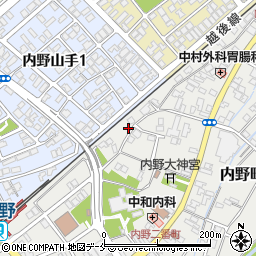新潟県新潟市西区内野町351周辺の地図