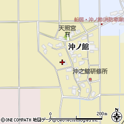新潟県阿賀野市沖ノ館周辺の地図