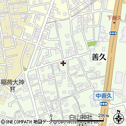 新潟県新潟市西区善久970-1周辺の地図