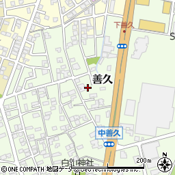 新潟県新潟市西区善久113周辺の地図