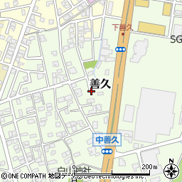 新潟県新潟市西区善久112周辺の地図