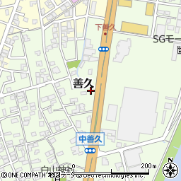 新潟県新潟市西区善久157周辺の地図