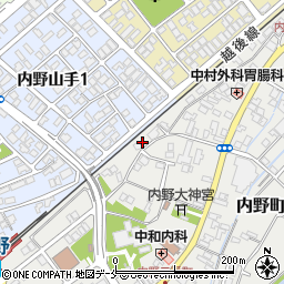 新潟県新潟市西区内野町322周辺の地図