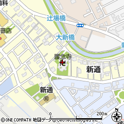 護念寺周辺の地図
