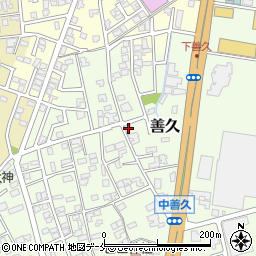 新潟県新潟市西区善久116周辺の地図