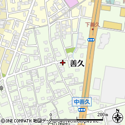 新潟県新潟市西区善久114周辺の地図