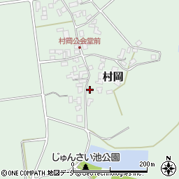 新潟県阿賀野市村岡1123-1周辺の地図