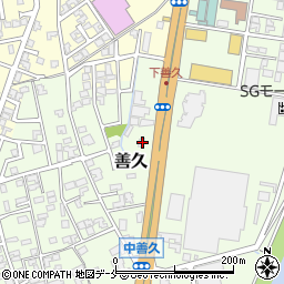 新潟県新潟市西区善久151周辺の地図