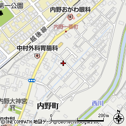 新潟県新潟市西区内野町858周辺の地図