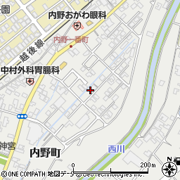 新潟県新潟市西区内野町847-2周辺の地図