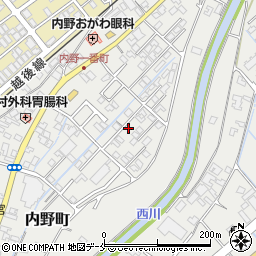 新潟県新潟市西区内野町832-5周辺の地図