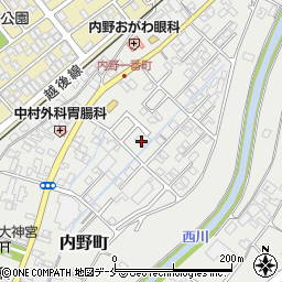 新潟県新潟市西区内野町844周辺の地図