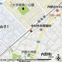 新潟県新潟市西区内野町700周辺の地図